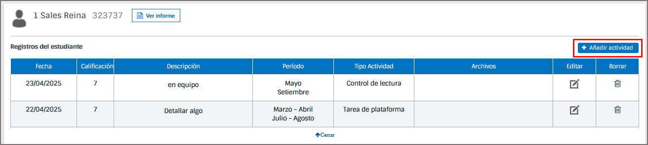 Imagen de botón añadir actividad